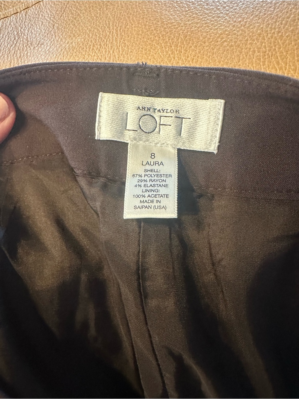 LOFT Brown Women's Pants (Laura)